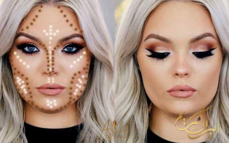 چگونه آرایشی مناسب برای صورت گرد داشته باشیم؟