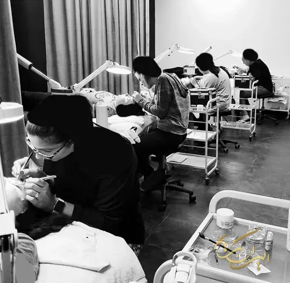 نمونه کار اکستنشن مژه شیراز ۶